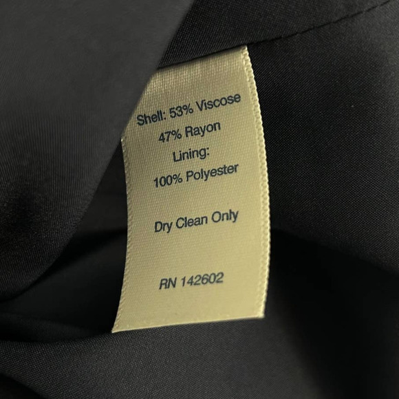 Sail to Sable Leaf Print Neck Tie Shift Dress Womens XS Green Blue - Picture 7 of 7